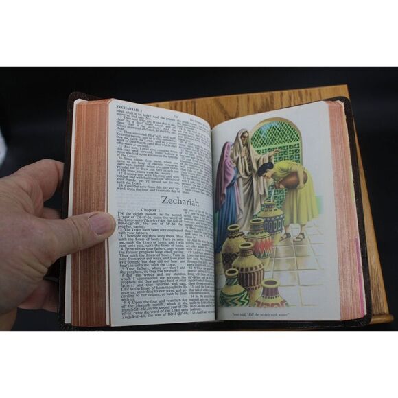 Holy Bible Concordance Kjv Red Letter Edition World - Picture 11 of 12